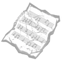 Crumpled Sheet Music icon