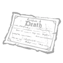 Forged Death Certificate icon