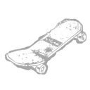Broken Skateboard icon