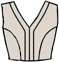 Waterfall Bodice art