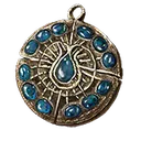 Cerulean Amber Medallion +3