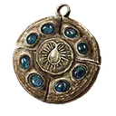 Cerulean Amber Medallion +1