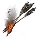 Firebone Arrow (Fletched)
