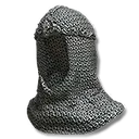 Blue Silver Mail Hood