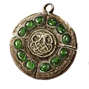 Viridian Amber Medallion +2