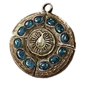 Cerulean Amber Medallion +2