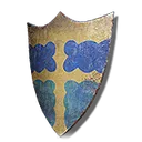 Blue-Gold Kite Shield