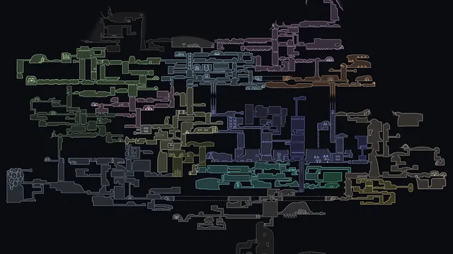 Hollow Knight map: Hallownest