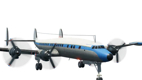 Lockheed L-1049 Super Connie art